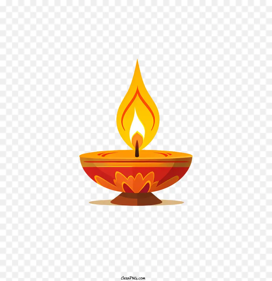 Lâmpada De Diwali，Vela PNG