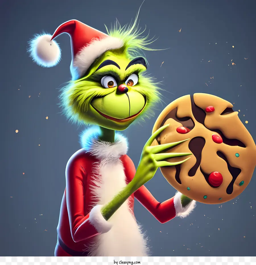 Natal Grinch，Homem De Gengibre PNG