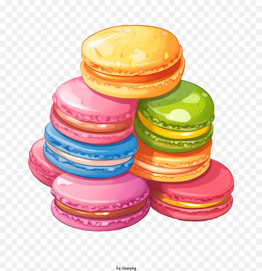 Macaroon Dia，Pastelaria PNG