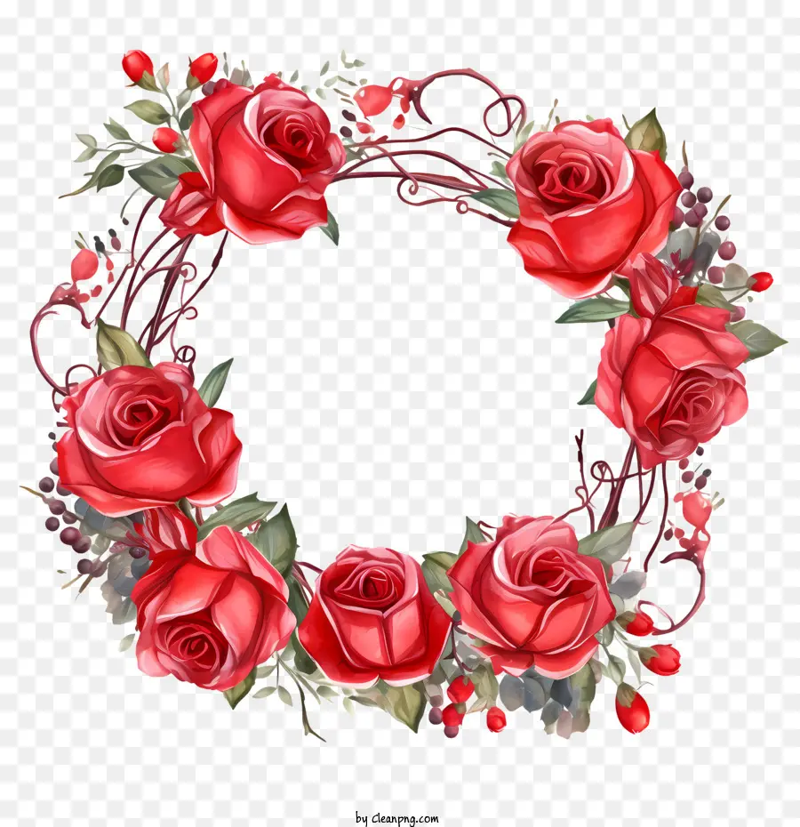 Coroa De Rosas，Rosas PNG