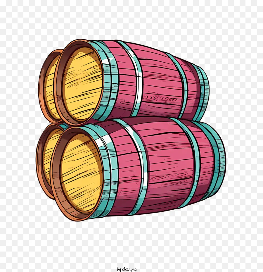 Cerveja De Barril，Um Barril De Vinho PNG