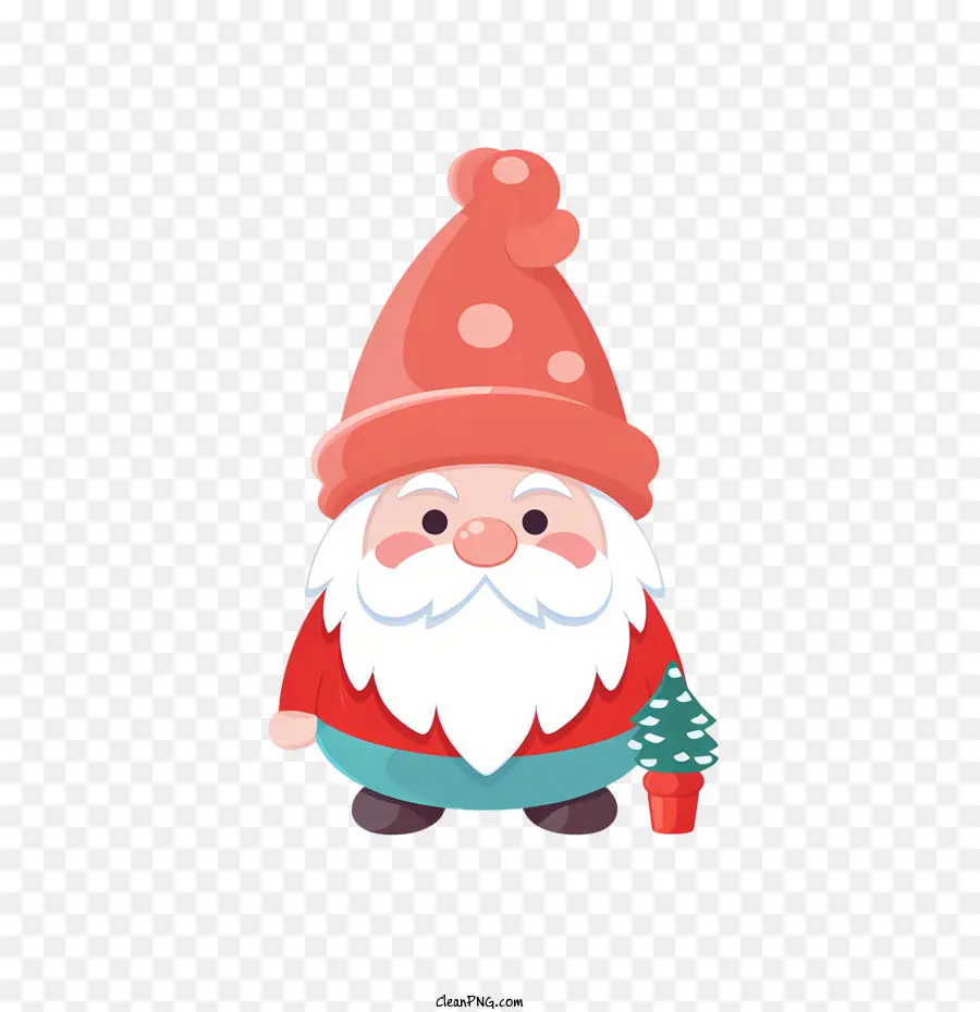 Gnomo De Natal，Gnomo Do Chapéu Vermelho PNG