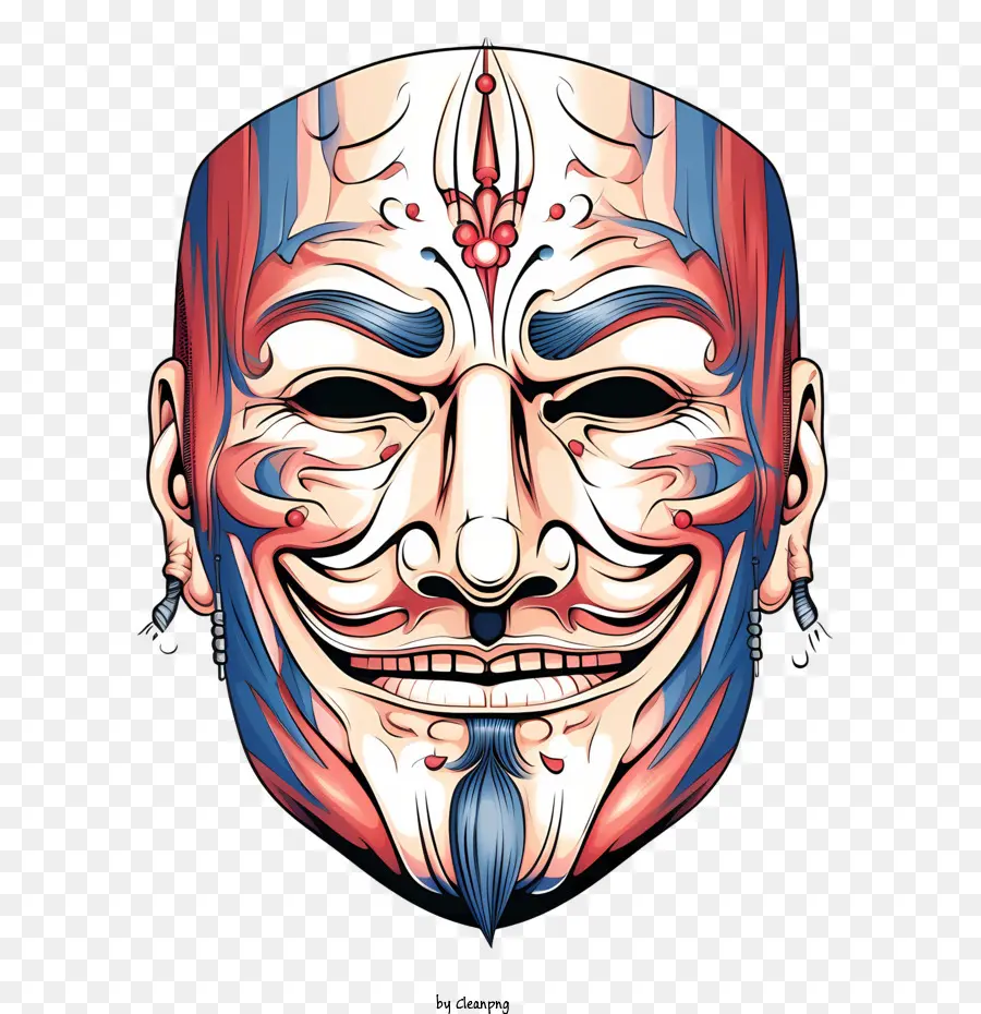 Guy Fawkes，Máscara PNG