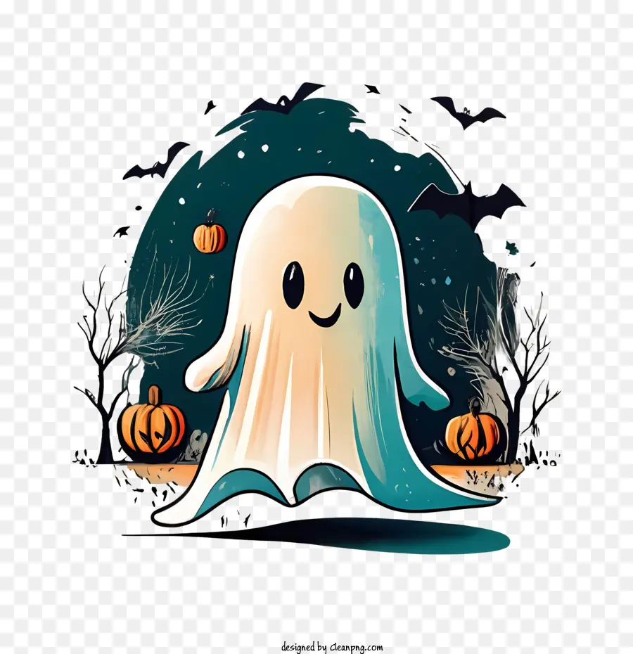 Halloween Ghost，Spooky PNG