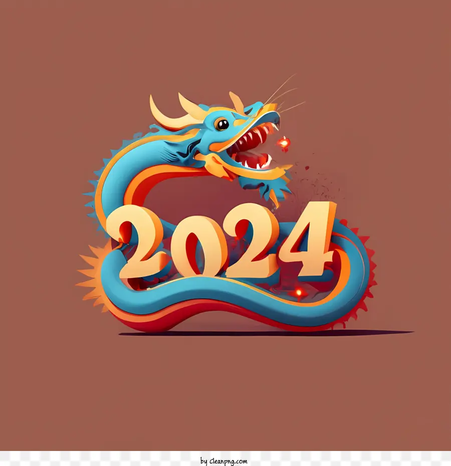 2024 Feliz Ano Novo，Feliz Ano Novo PNG