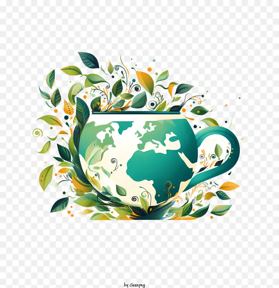 Internacional Chá Dia，Earth PNG