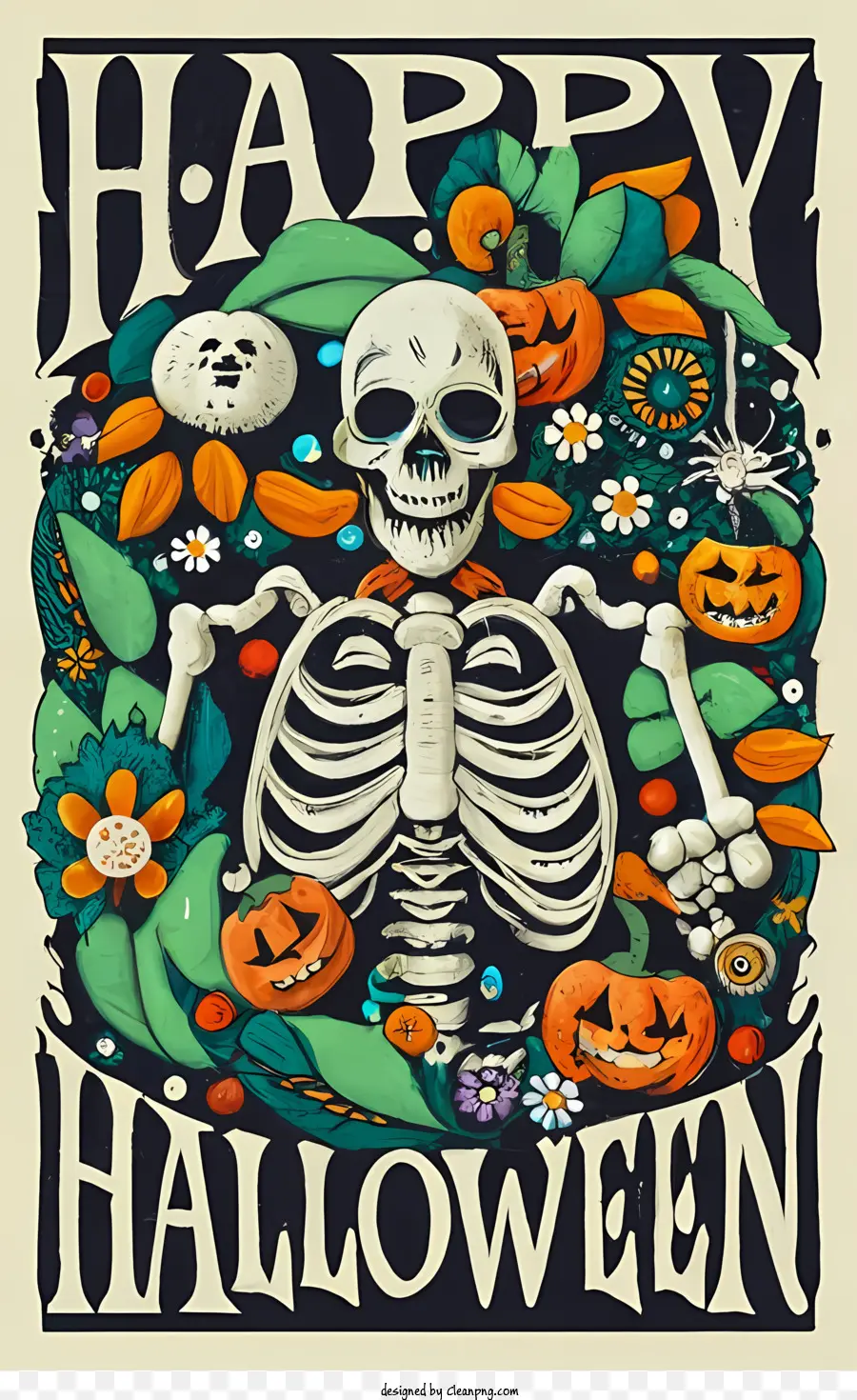Feliz Dia Das Bruxas，Esqueleto PNG