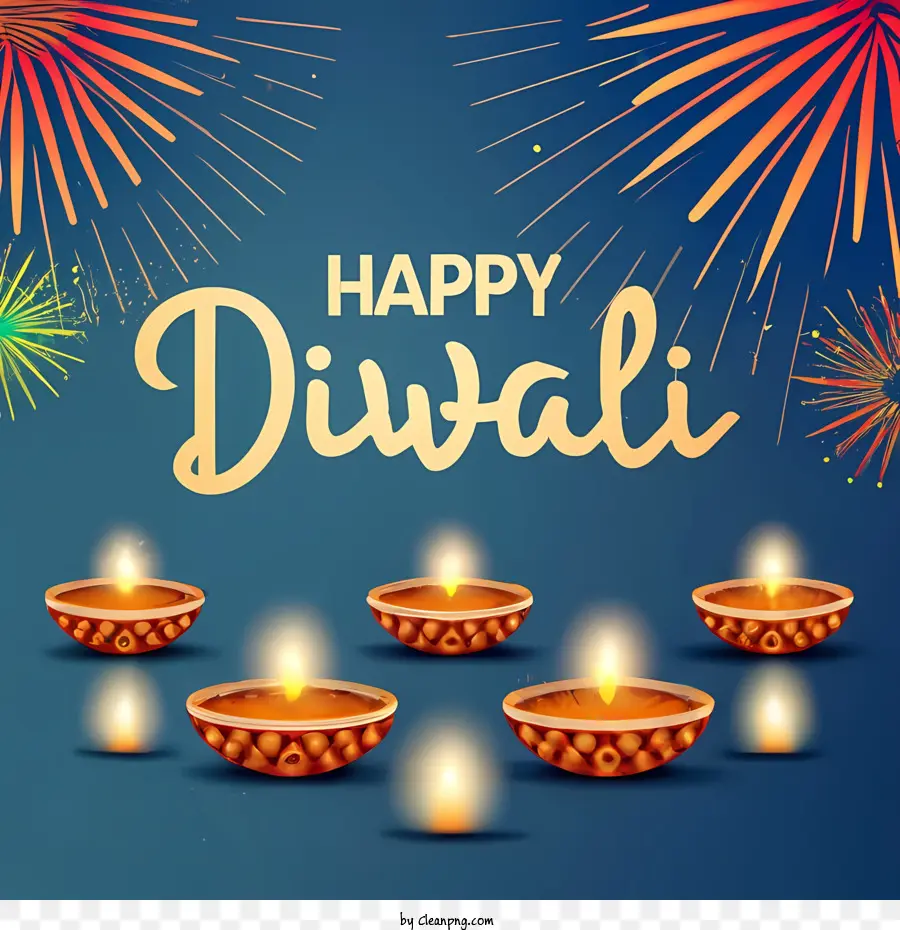 Feliz Diwali，Lâmpadas De Diwali PNG