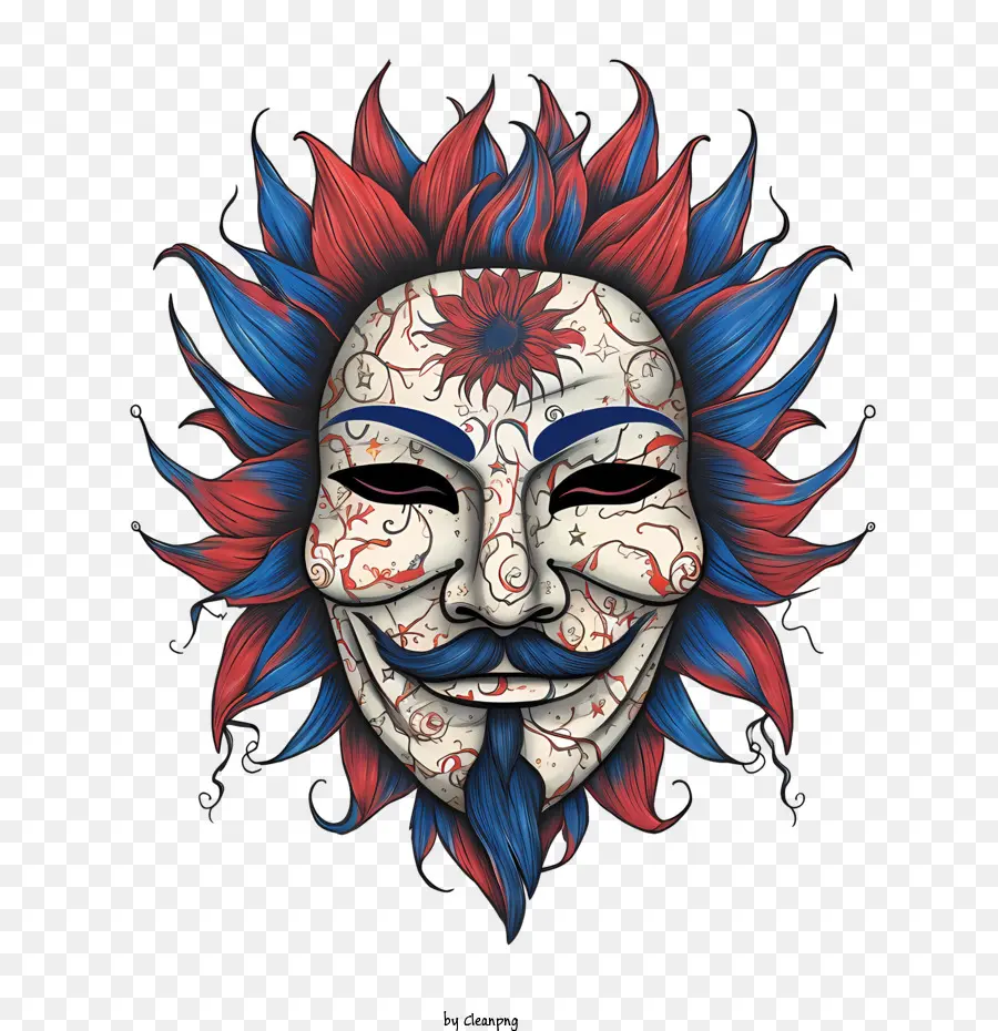 Guy Fawkes，Máscara PNG
