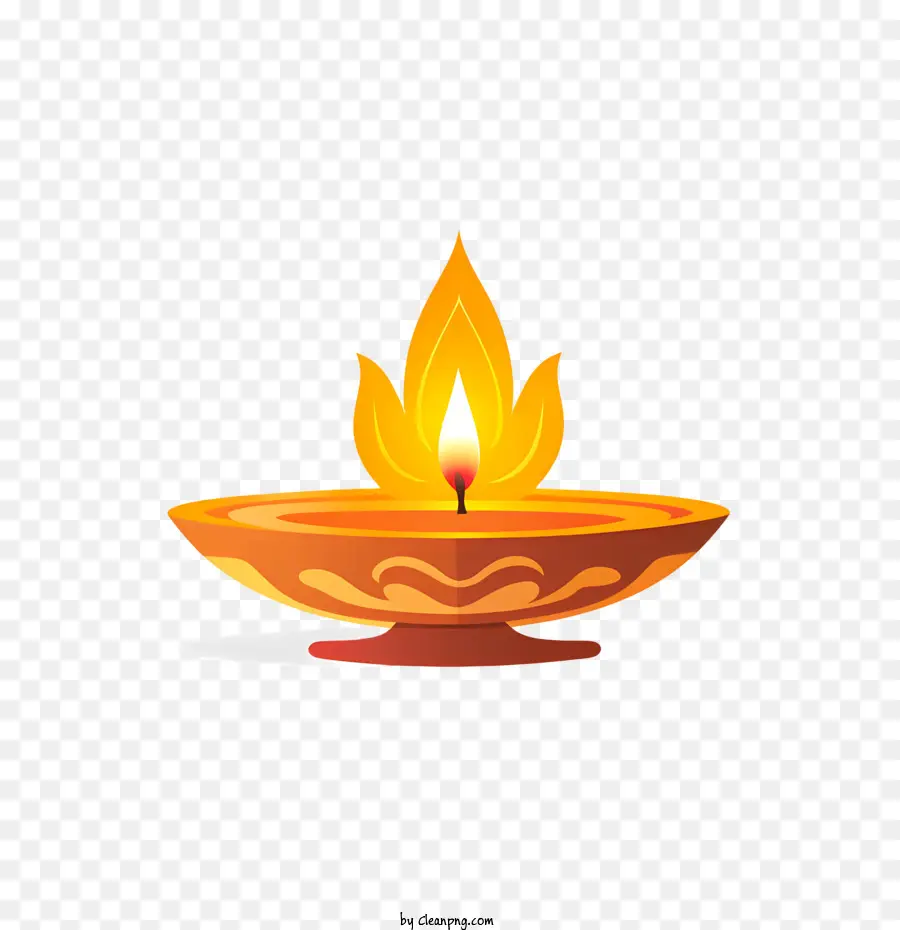 Lâmpada De Diwali，Lâmpada De Queima PNG