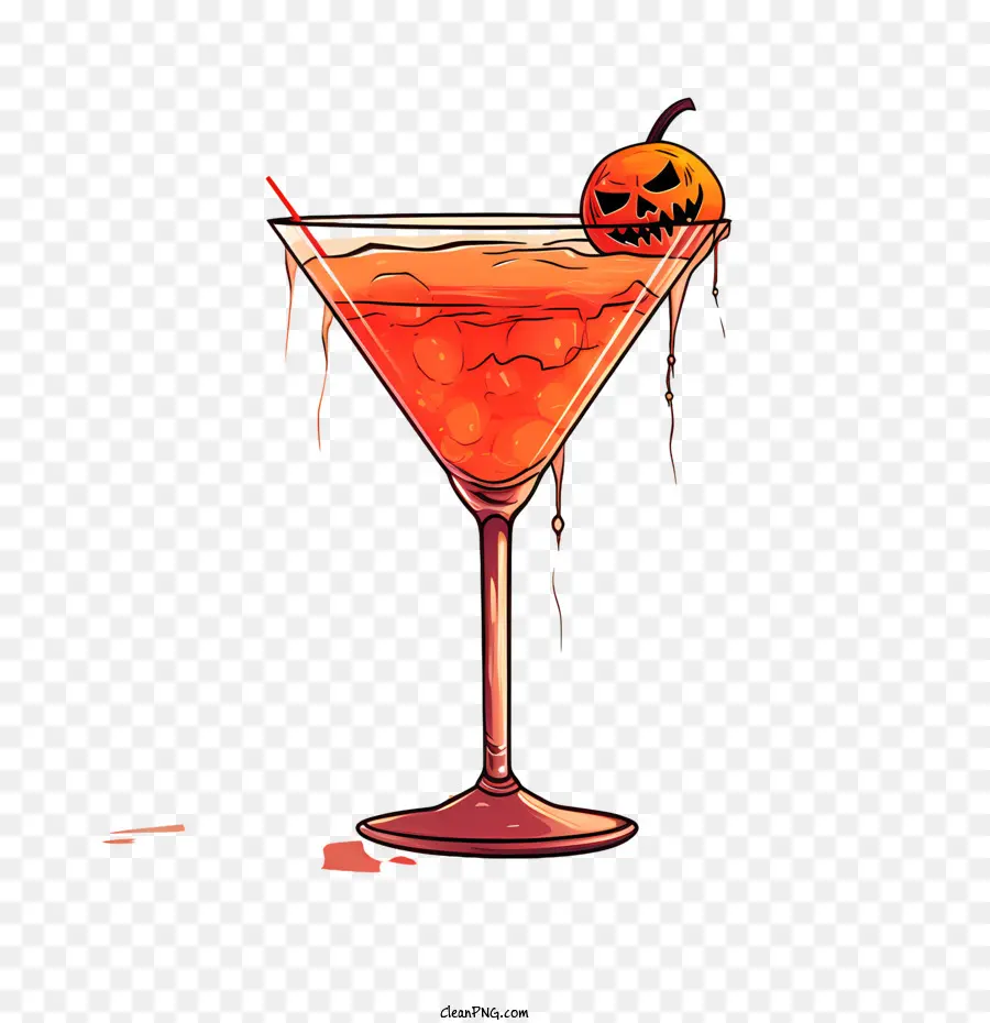 Coquetel De Halloween，Abóbora PNG