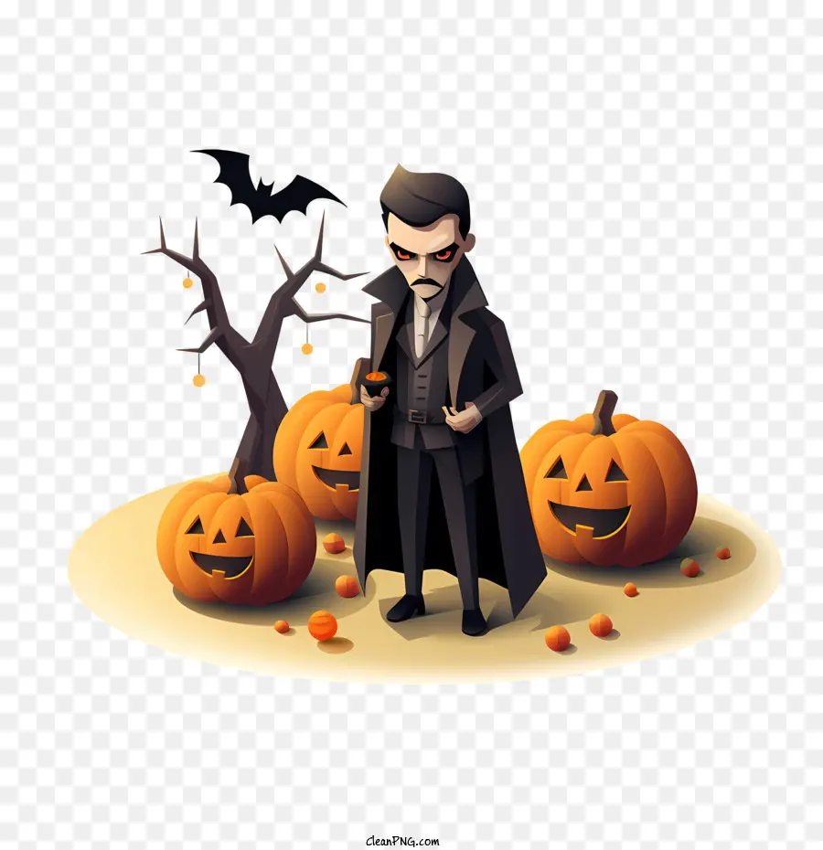 Vampire E Abóbora，Vampiro PNG