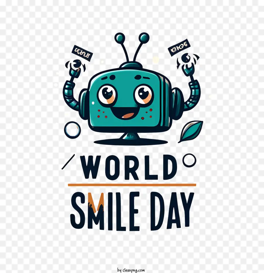 Mundial Do Sorriso Dia，Robô PNG