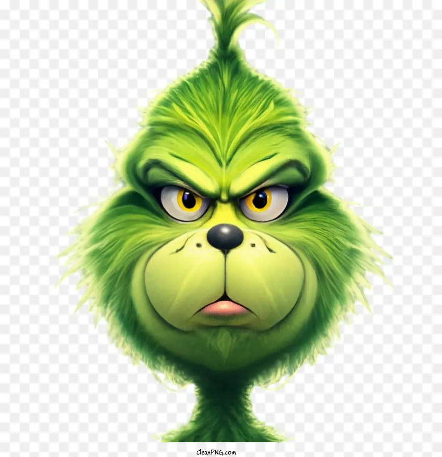 Natal Grinch，Grinch Verde PNG