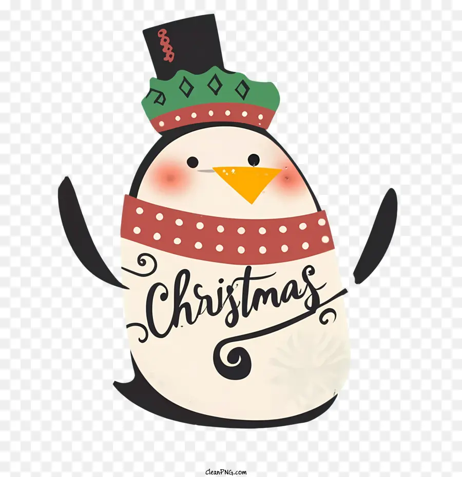 Pinguim Fofo，Pinguim De Natal PNG