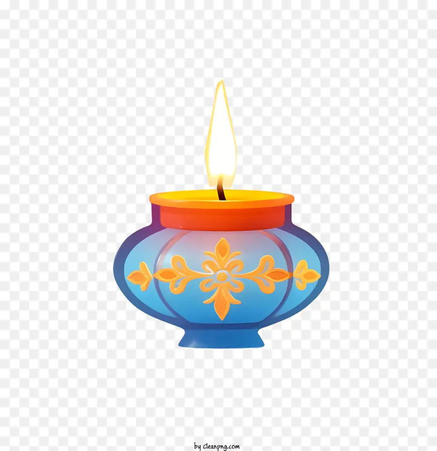 Lâmpada De Diwali，Chama PNG