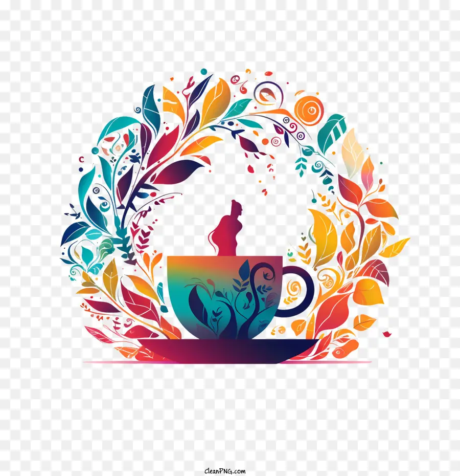 Internacional Chá Dia，Colorido PNG