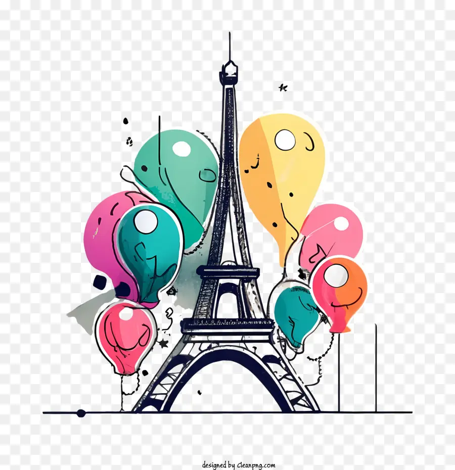 Paris，Torre Eiffel PNG