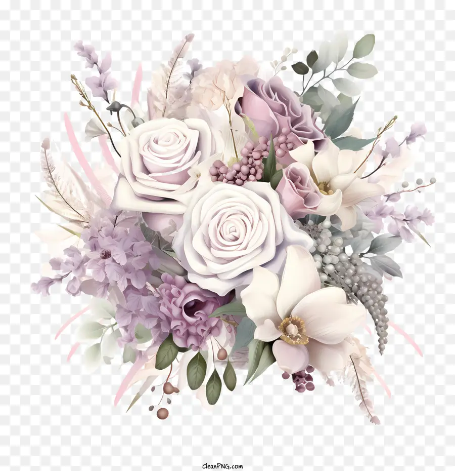 Arte Floral De Casamento，Lily PNG