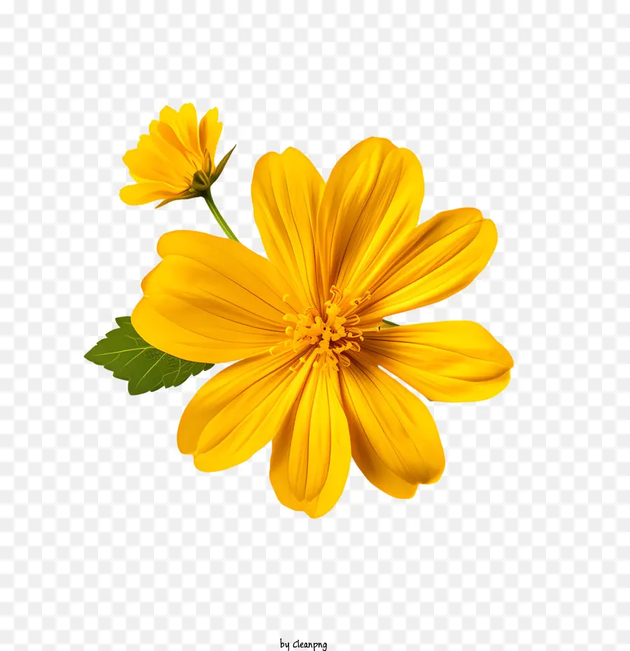 Flores Amarelas，Amarelo PNG