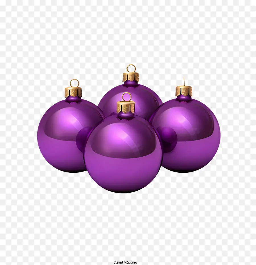 Bola De Natal，Roxo PNG