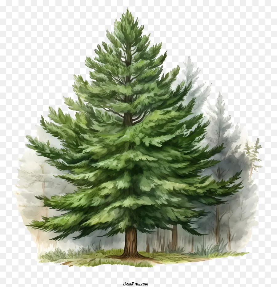 árvore Perene，Pine PNG