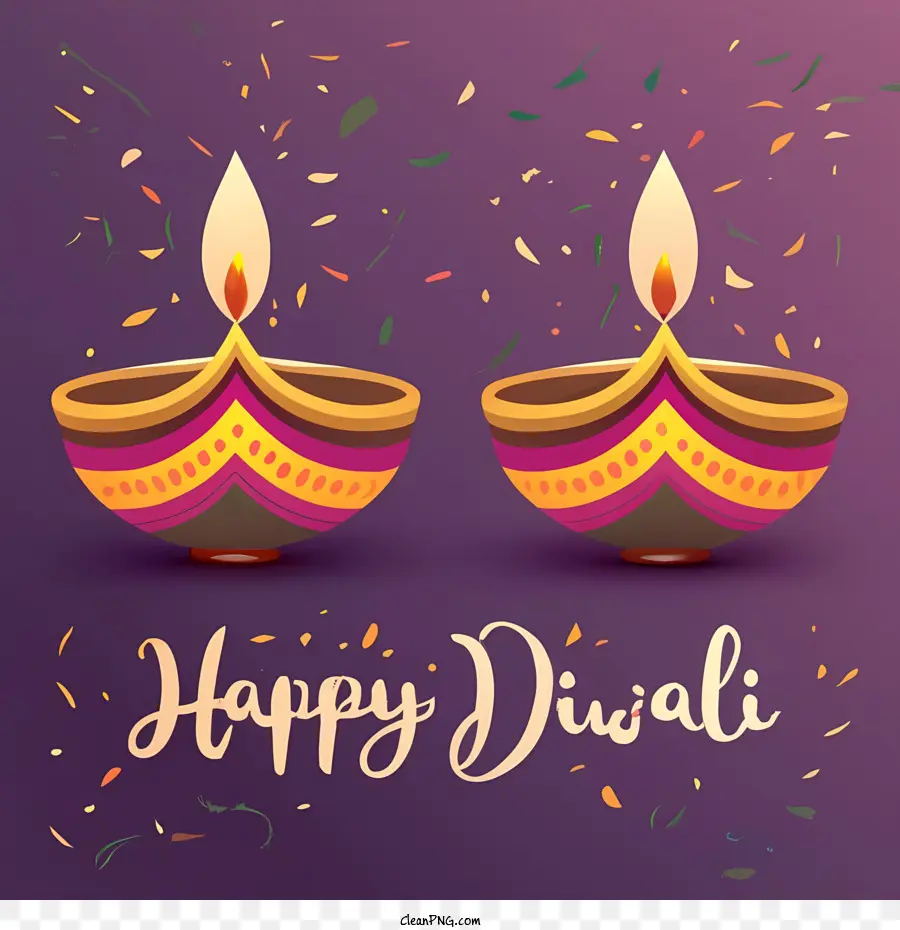 Feliz Diwali，Lâmpadas De Diwali PNG