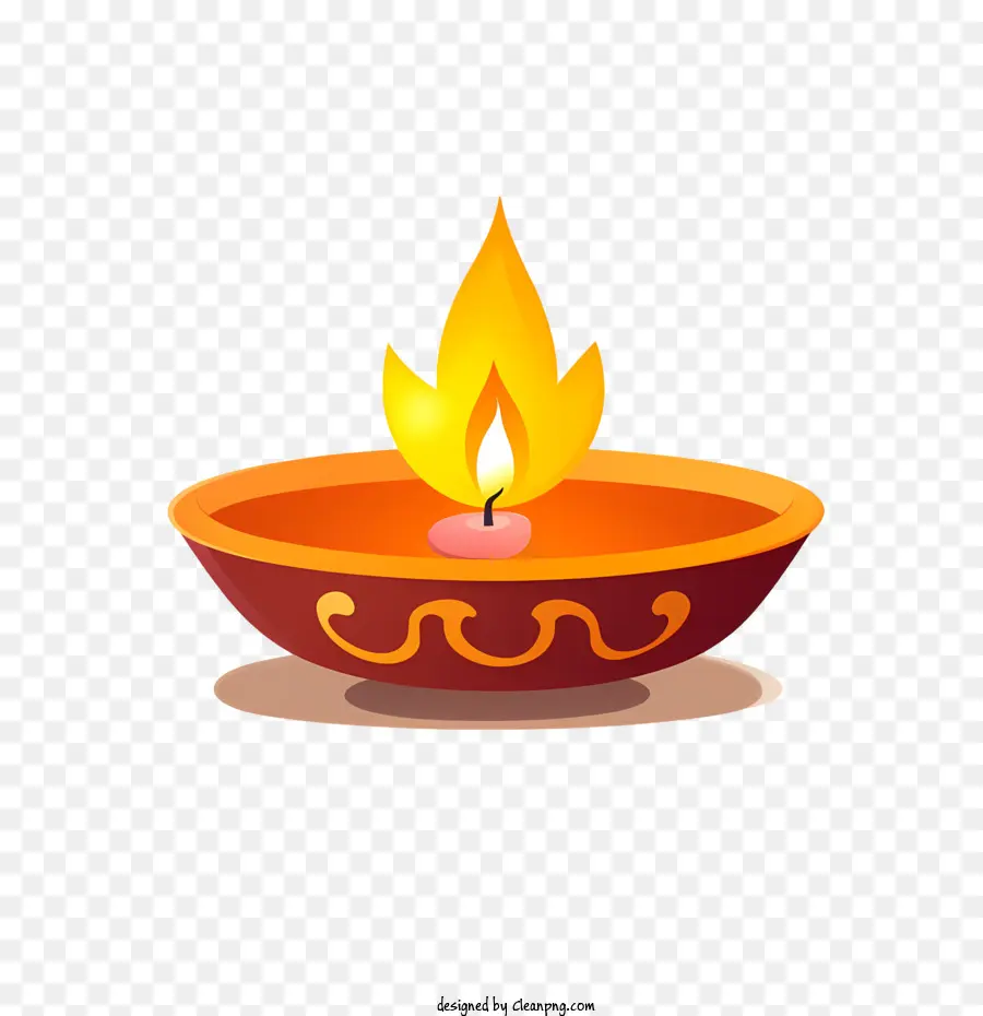 Lâmpada De Diwali，Diya PNG
