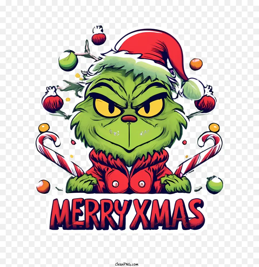 Natal Grinch，Merry PNG