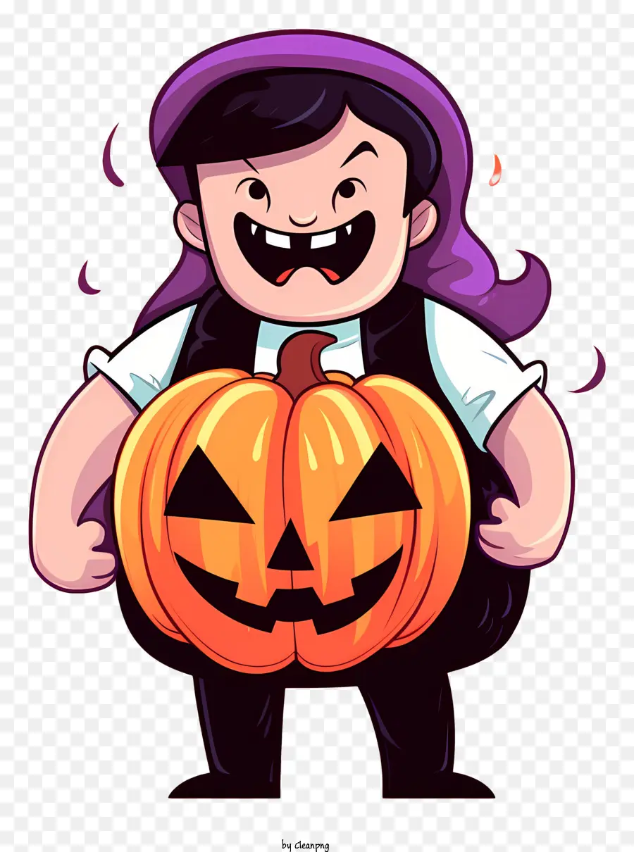 Traje De Halloween，Jackolantern PNG