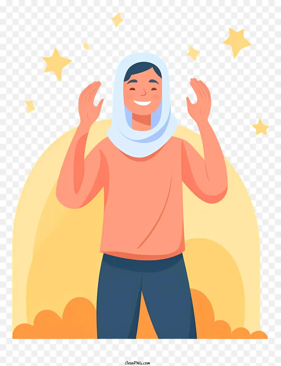 Mulher Muçulmana，Hijab PNG