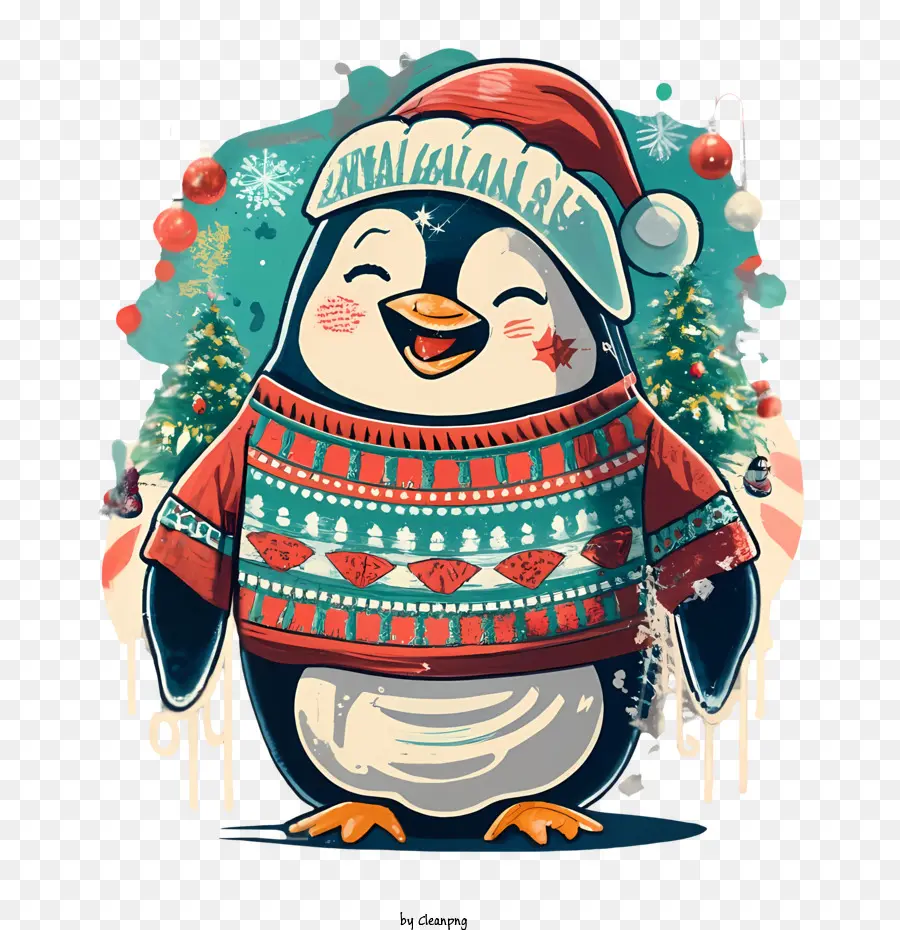 Natal Penguin，Cartoon PNG