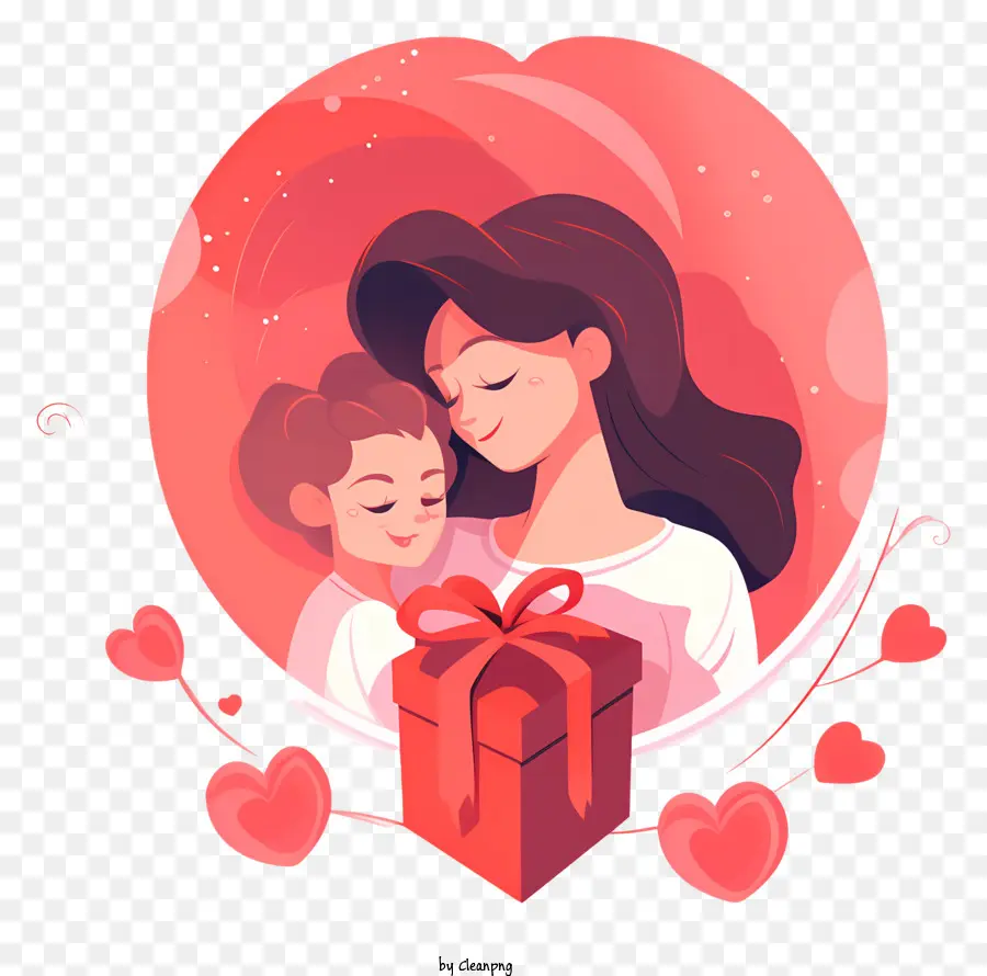 Dia Das Mães，Mãe E Filho PNG