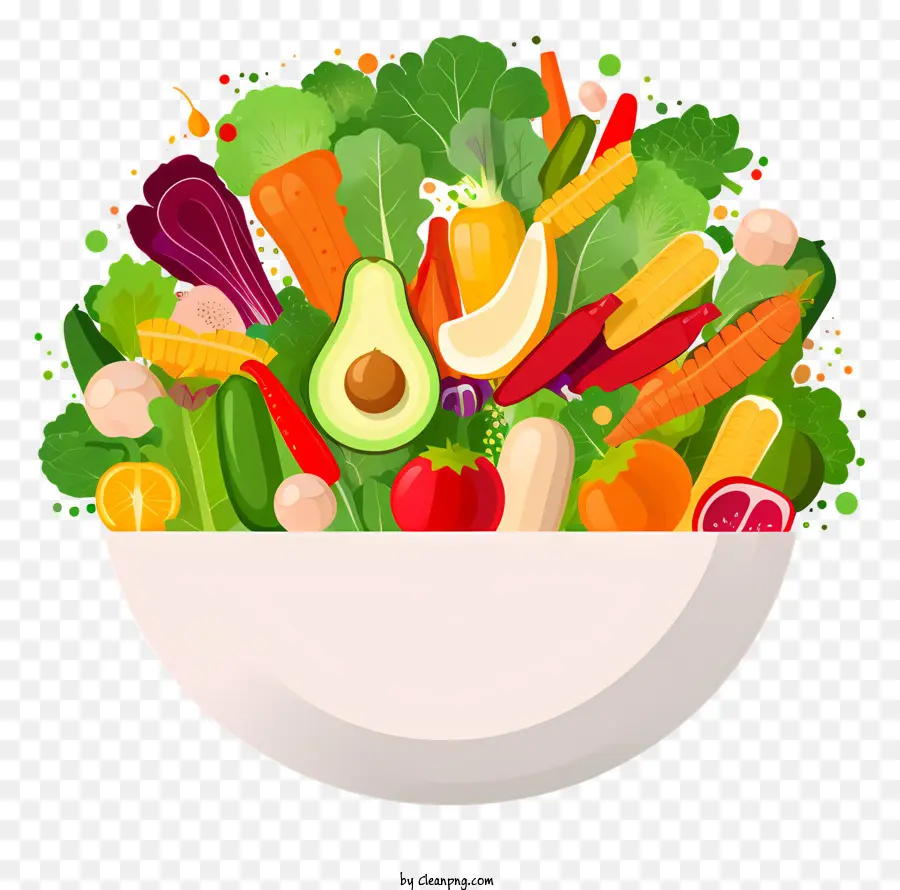 Vegetais E Frutas Mistas，Abacate PNG