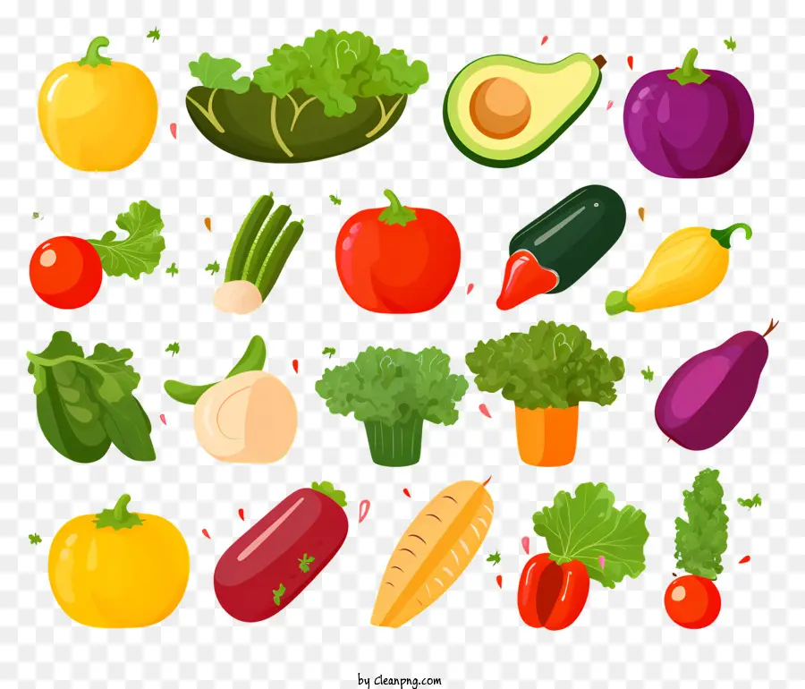 Legumes Frescos，Vegetais Maduros PNG