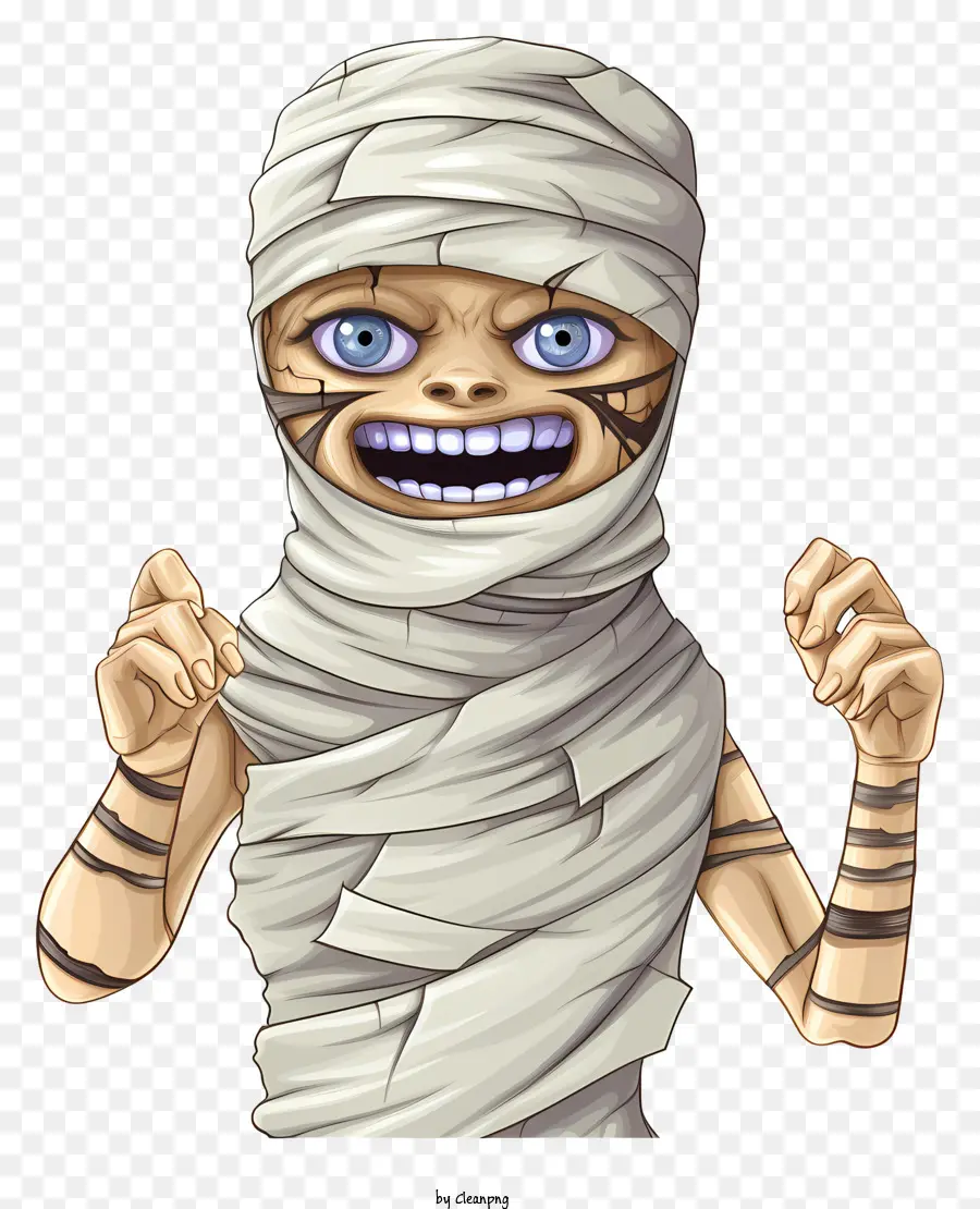 Personagem De Desenho Animado，Múmia Traje PNG