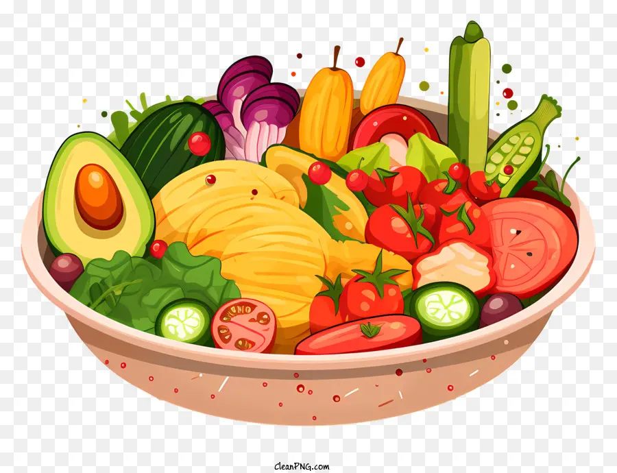 Legumes Frescos，Salada De Frutas PNG