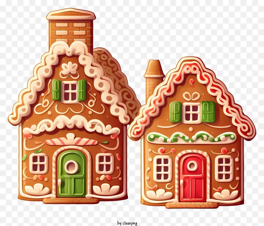 Casas De Gengibre，Biscoitos PNG