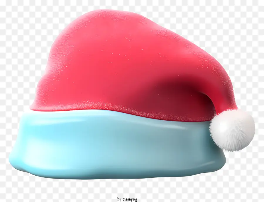 Papai Noel Hat，Vermelho E Chapéu Branco PNG
