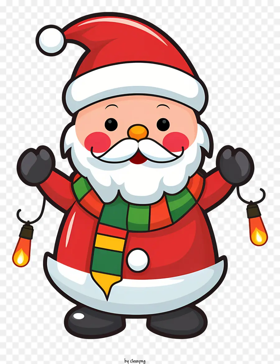 Cartoon Papai Noel，Presentes De Natal PNG