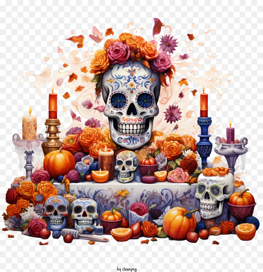 Ofrenda，Esqueleto PNG