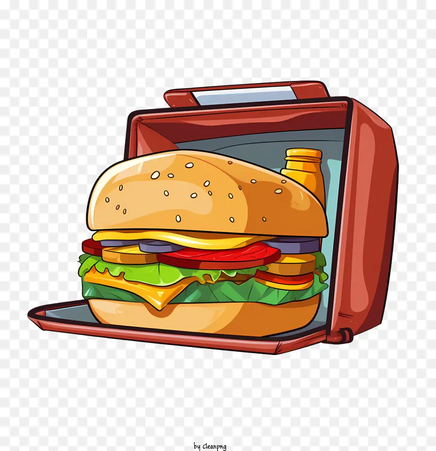 Bolsa De Entrega De Comida，Hamburger PNG