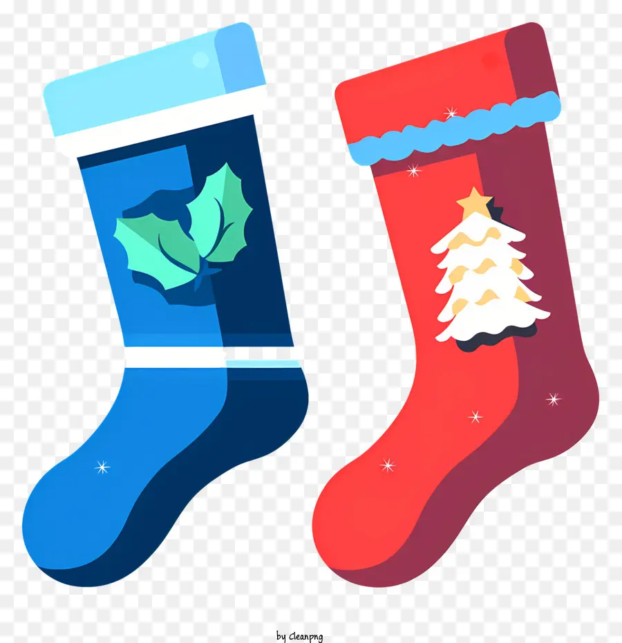 Socks，Vermelho E Azul PNG
