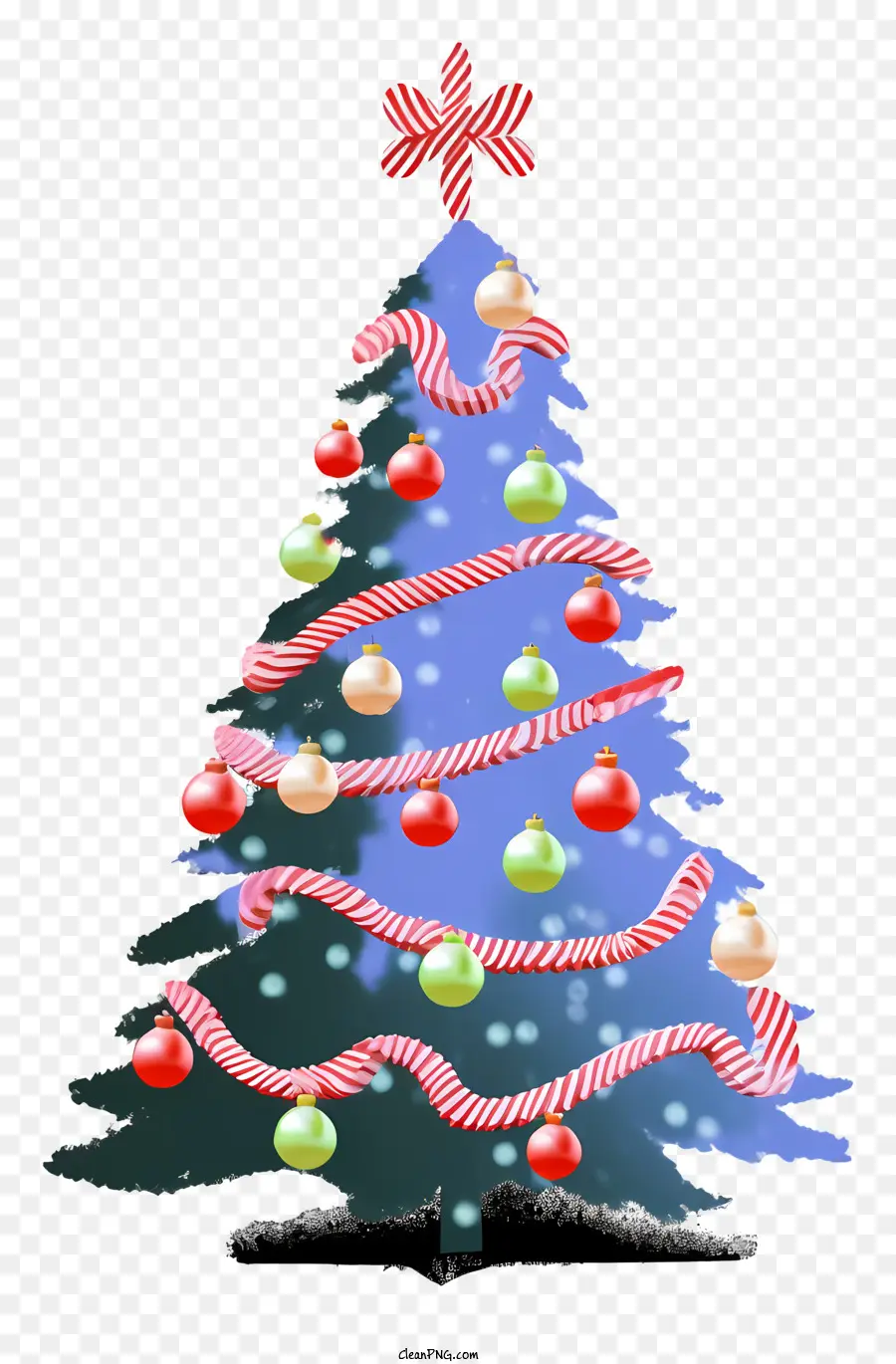 árvore De Natal，Bastões De Doces PNG