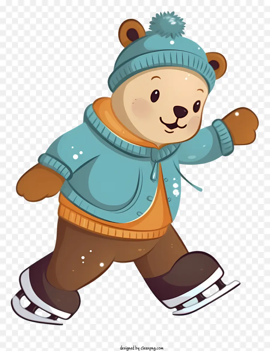 Urso De Inverno，Desenho Animado Do Urso PNG