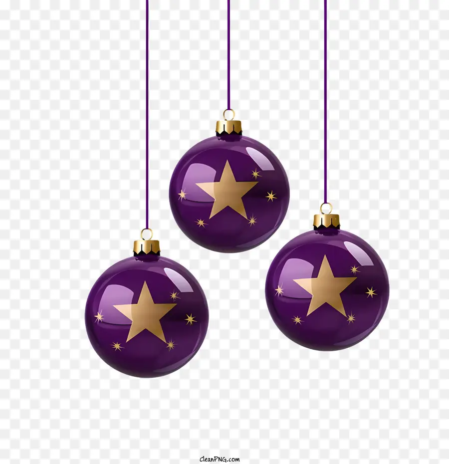 Bola De Natal，Roxo PNG