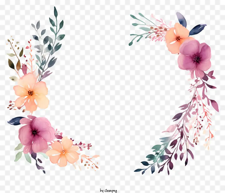 A Grinalda，Flores Coloridas PNG