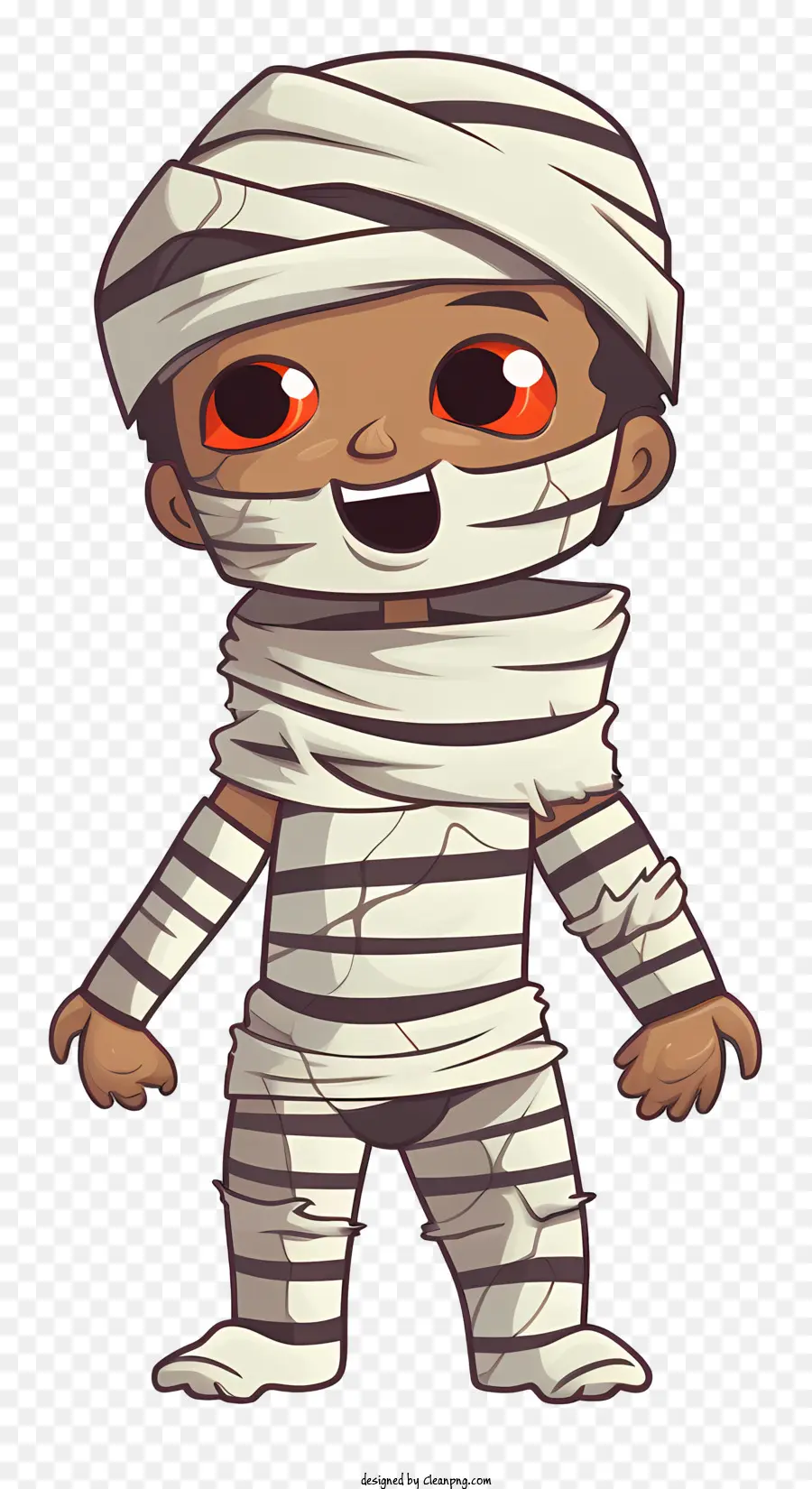 Personagem De Desenho Animado，Múmia Traje PNG