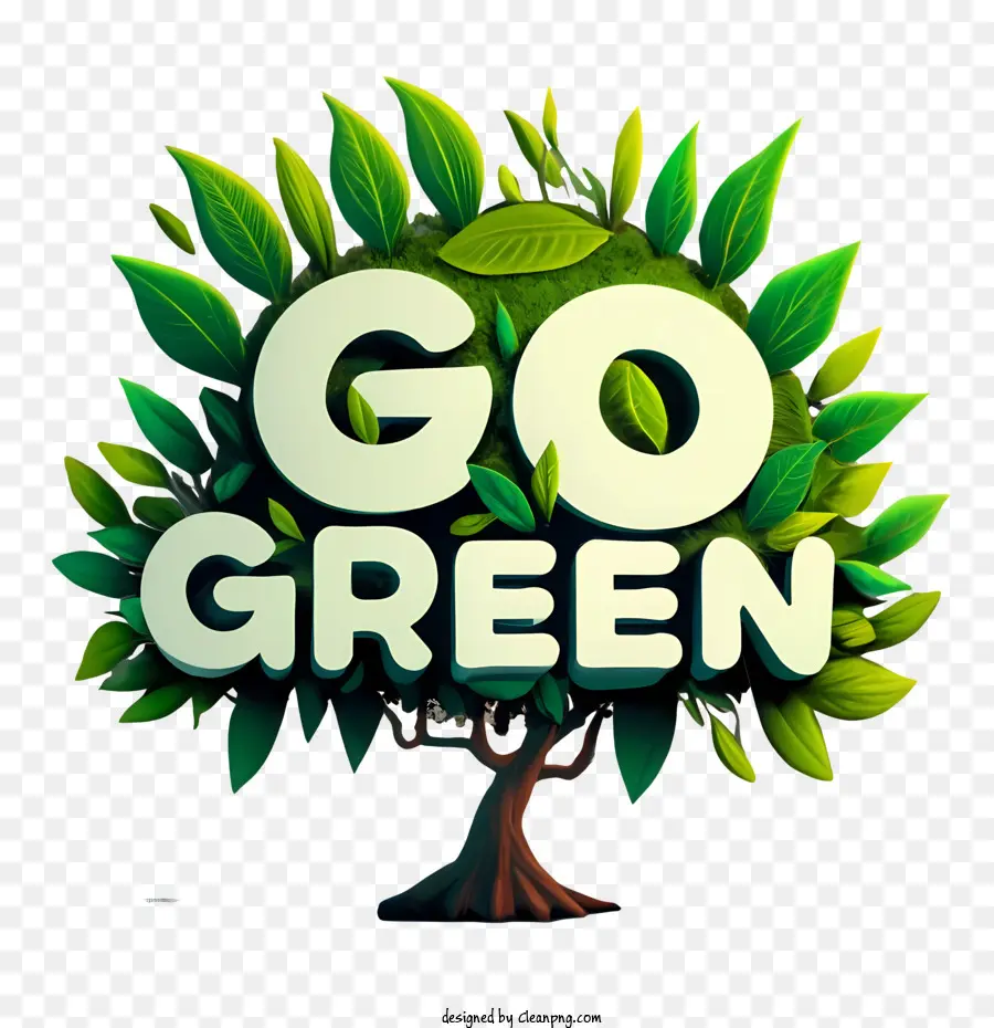 Ir Verde，Eco Friendly PNG