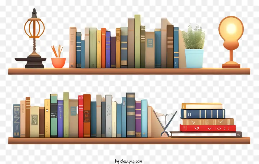 Estantes De Livros，Livros PNG